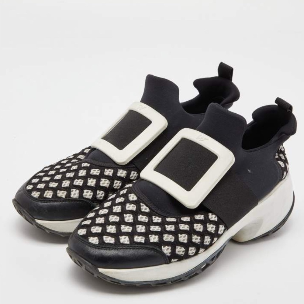 Roger Vivier Black and White Sneakers